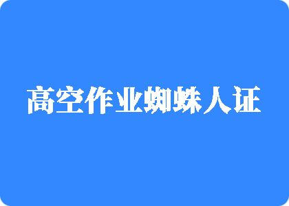 肉棒操逼AV高空作业蜘蛛人证